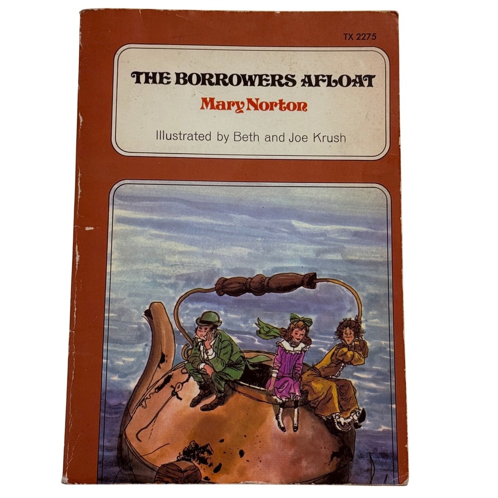 Scholastic The Borrowers Afloat Book Mary Norton 1st Printing Vintage 1973 Kids